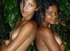 Two swarthy exotic girls are always ready to